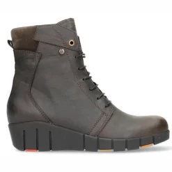 Bottes Wolky Women Portland Quebec Nubuck Dark Brown
