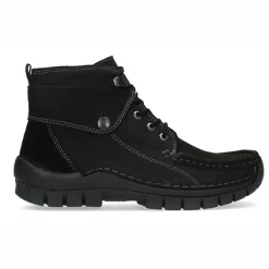 Bottes Wolky Women Jump Winter Oiled Nubuck Black