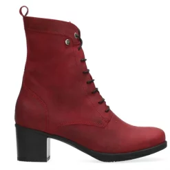 Bottes Wolky Women Sarah Quebec Nubuck Dark Red