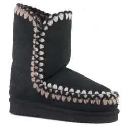 Boots MOU Eskimo 24 3D Overstitching Women Black