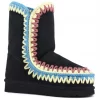 Boots MOU Eskimo 24 Multicolor Stitching Women Black/Multicolor