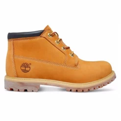 Timberland Women Nellie Chukka Double Wheat Nubuck With Black Collar