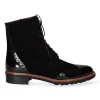 Bottes Lilian Femme 10752P Vernice Nera Pesante Camoscio Nero