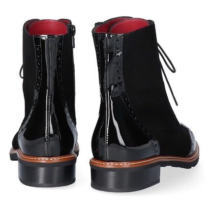 Bottes Lilian Femme 10752P Vernice Nera Pesante Camoscio Nero 4 Bottes Lilian Femme 10752P Vernice Nera Pesante Camoscio Nero – Image 4