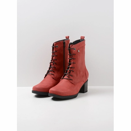 Bottes Wolky Women Sarah Quebec Nubuck Dark Red 2 Bottes Wolky Women Sarah Quebec Nubuck Dark Red – Image 2