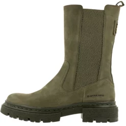 Boots G-Star Raw Kafey High Chs Nub 9600 Women Olive -Promos Boots Magasin 214120021807 9600 07