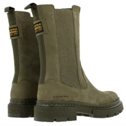 Boots G-Star Raw Kafey High Chs Nub 9600 Women Olive -Promos Boots Magasin 214120021807 9600 14