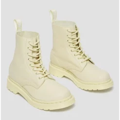 Boots Dr Martens Women 1460 Pascal Toile Cream Virginia 11 Boots Dr Martens Women 1460 Pascal Toile Cream Virginia -Promos Boots Magasin 27580282.83
