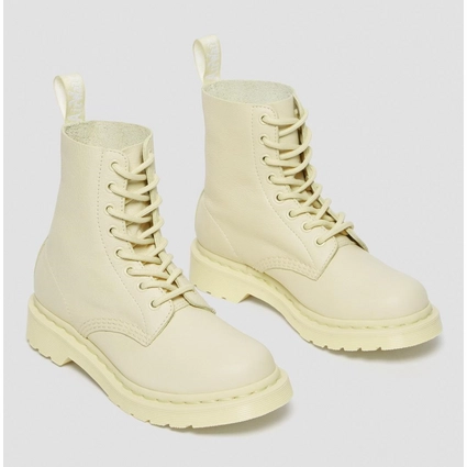 Boots Dr Martens Women 1460 Pascal Toile Cream Virginia 4 Boots Dr Martens Women 1460 Pascal Toile Cream Virginia – Image 4
