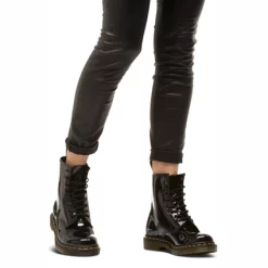 Dr. Martens Femme 1460 W Black Patent Lamper -Promos Boots Magasin 3 11821011.D2 1