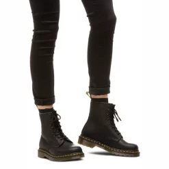 Dr. Martens Femme 1460 Black Greasy -Promos Boots Magasin 3 11822003.D2