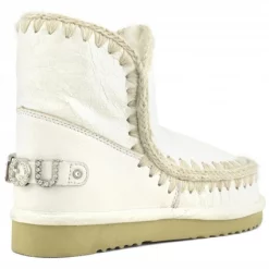 Boots MOU Eskimo 18 Rhinestones Logo Women Waxi White -Promos Boots Magasin 3 MU.F20.FW101036C WXWHI 3
