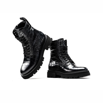 Boots Rehab Femmes Keet Croco Black 3 Boots Rehab Femmes Keet Croco Black – Image 3