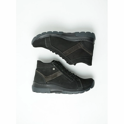 Bottes Wolky Women Lounge Antique Nubuck Black 4 Bottes Wolky Women Lounge Antique Nubuck Black – Image 4