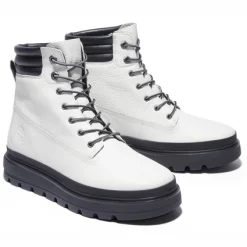 Bottes Timberland Women Ray City 6 Inch Boot WP White -Promos Boots Magasin 4 A2JQH100 ALT4