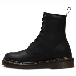 Dr. Martens Femme 1460 Black Greasy -Promos Boots Magasin 5 11822003.L