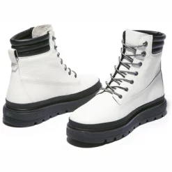 Bottes Timberland Women Ray City 6 Inch Boot WP White -Promos Boots Magasin 5 A2JQH100 ALT5