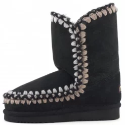 Boots MOU Eskimo 24 3D Overstitching Women Black 9 Boots MOU Eskimo 24 3D Overstitching Women Black -Promos Boots Magasin 5 MU.F19.FW101022A BLA 5 1