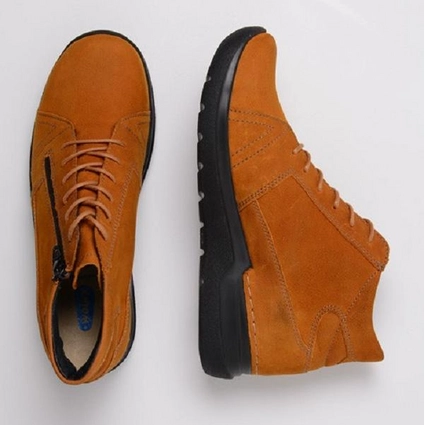 Bottes Wolky Femme Why Antique Nubuck Cogna 5 Bottes Wolky Femme Why Antique Nubuck Cogna – Image 5