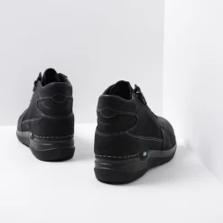 Bottines Wolky Women Why Antique Nubuck Black -Promos Boots Magasin 7 0660611 000 3 1