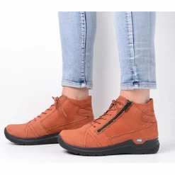 Bottes Wolky Femme Why Antique Nubuck Terra -Promos Boots Magasin 7 wolky extra comfort 06606 why 11434 terra nubuck sfeer