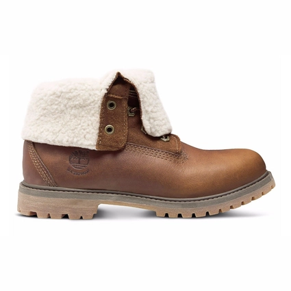 Timberland Women's Authentics Teddy Fleece WP To Dark Brown 1 Timberland Women's Authentics Teddy Fleece WP To Dark Brown