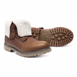 Timberland Women's Authentics Teddy Fleece WP To Dark Brown 8 Timberland Women's Authentics Teddy Fleece WP To Dark Brown -Promos Boots Magasin 8328R2 1