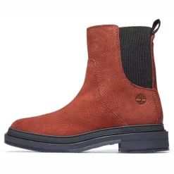 Boots Timberland Women Lisbon Lane Chelsea Cherry Mahogany -Promos Boots Magasin A258VCH7 5