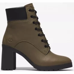 Bottes Timberland Women Allington Lace-Up 6-Inch Olive Full Grain Military Olive