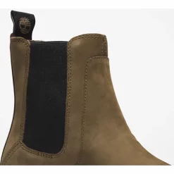 Bottines Timberland Cortina Valley Chelsea Women Olive Nubuck Military Olive -Promos Boots Magasin A5NF3327 7