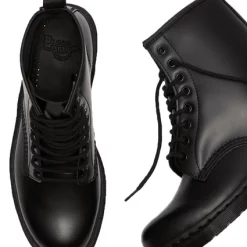Dr. Martens Femme 1460 Mono Black Smooth -Promos Boots Magasin Dr. Martens Women 1460 Mono Black Smooth6