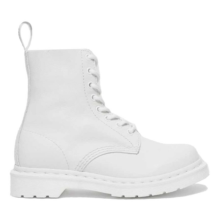 Boots Dr. Martens Women 1460 Pascal Mono Optical White Virginia 1 Boots Dr. Martens Women 1460 Pascal Mono Optical White Virginia