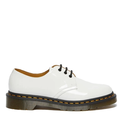 Chaussures Dr. Martens Women 1461 White Patent Lamper 2 Chaussures Dr. Martens Women 1461 White Patent Lamper – Image 2