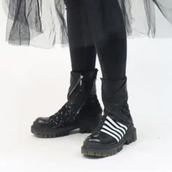 Bottes Papucei Guno Black Pattern -Promos Boots Magasin Guno20Black20Pattern202 1