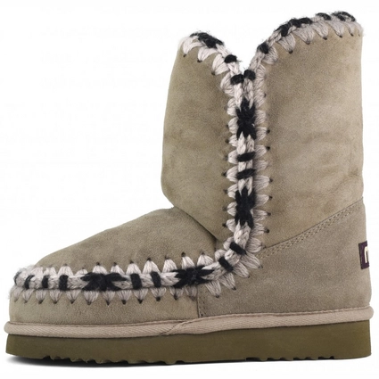 Boots MOU Eskimo Overstitching Women Elephant Grey 5 Boots MOU Eskimo Overstitching Women Elephant Grey – Image 5