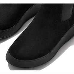 Bottes FitFlop Women F-Mode Suede Flatform Chelsea Boots All Black 8 Bottes FitFlop Women F-Mode Suede Flatform Chelsea Boots All Black -Promos Boots Magasin PLATFORM CHELSEA SUEDE BLACK FK3 090 3