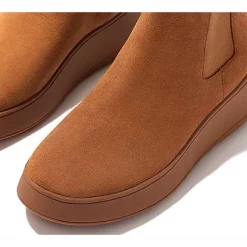 Bottes FitFlop Women F-Mode Suede Flatform Chelsea Boots Light Tan 10 Bottes FitFlop Women F-Mode Suede Flatform Chelsea Boots Light Tan -Promos Boots Magasin PLATFORM CHELSEA SUEDE TAN FK3 592 3