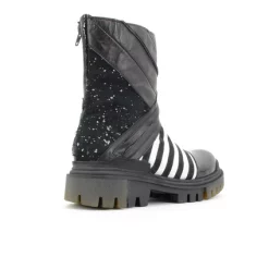 Bottes Papucei Guno Black Pattern -Promos Boots Magasin Papucei Guno Black Pattern3 1