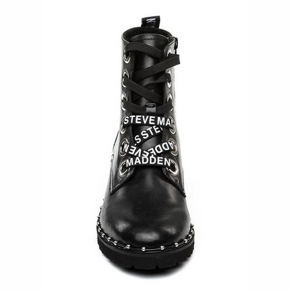 Bottines Steve Madden Women Tess Black Leather 3 Bottines Steve Madden Women Tess Black Leather – Image 3