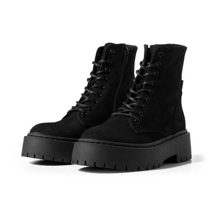 Bottines Steve Madden Women Skylar Black Suede 2 Bottines Steve Madden Women Skylar Black Suede – Image 2