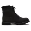 Timberland Femme 6 Inch Premium Shearling Lined WP Black Nubuck