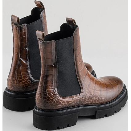 Bottines Rehab Women Kaatje Croco Brown 2 Bottines Rehab Women Kaatje Croco Brown – Image 2